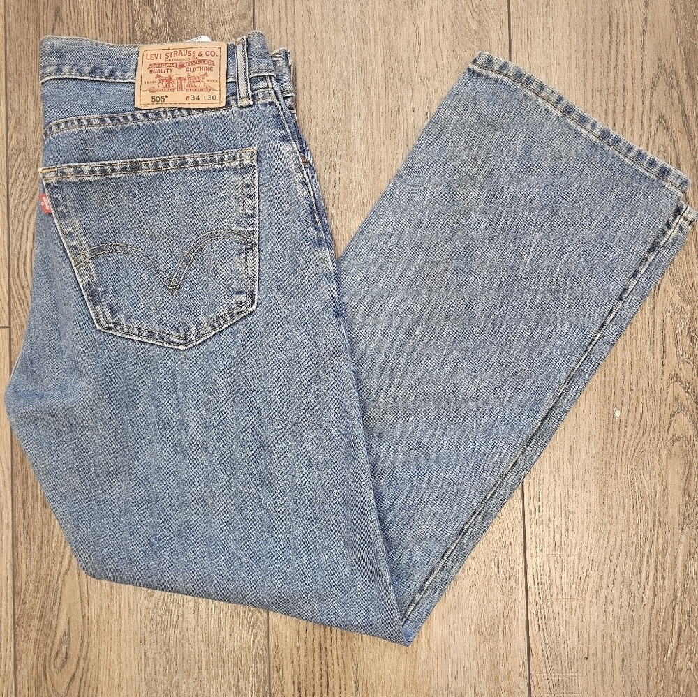505, jeans, classic, denim, levis, casual, vacation, baggy, streetwear
